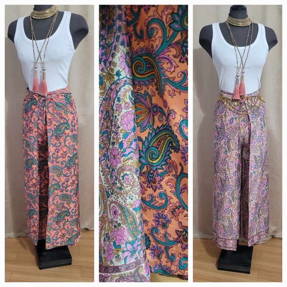 REVERSIBLE Wide-Leg Pants / OS